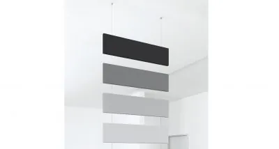 AOS Akustikelemente  abgehaengte Absorberpaneele